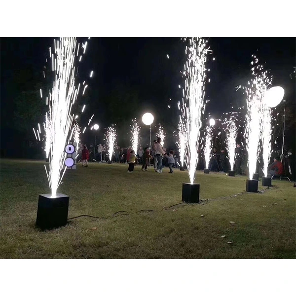 Cold Flame Firework Machine Light For Party 600W Stage Spark Machine Powder