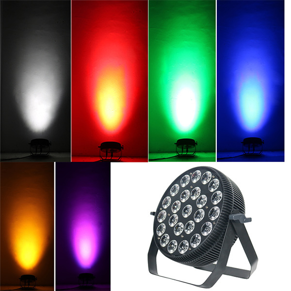 24x18w RGBWAUV 6in1 LED Par Can Slim Smart LED Stage Uplight