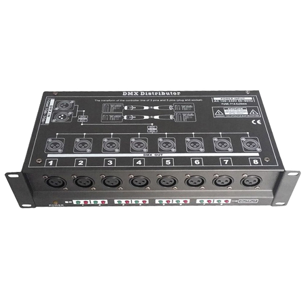 Hotsale 8 Channels Splitter Stage Lights DMX512 8chs Distributor