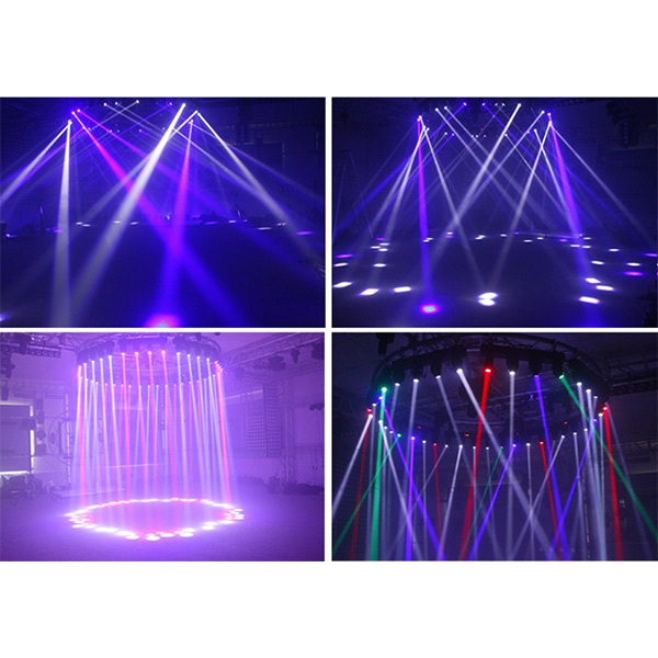 4X10W rgbw 4in1 led 4 heads dmx Sharp  Beam Bar Moving Head Lights