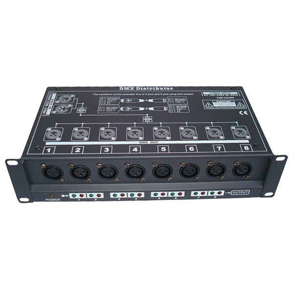Hotsale 8 Channels Splitter Stage Lights DMX512 8chs Distributor