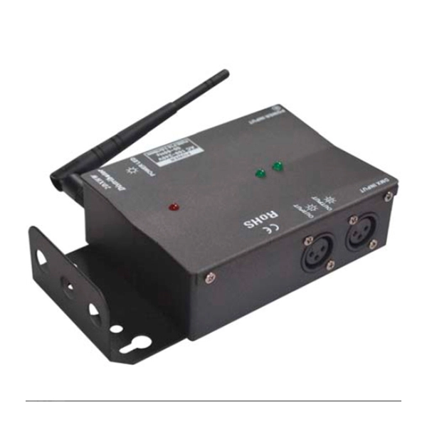 2 Way Wireless DMX Splitter Multiple Installation Methods 2DX DMX distributor