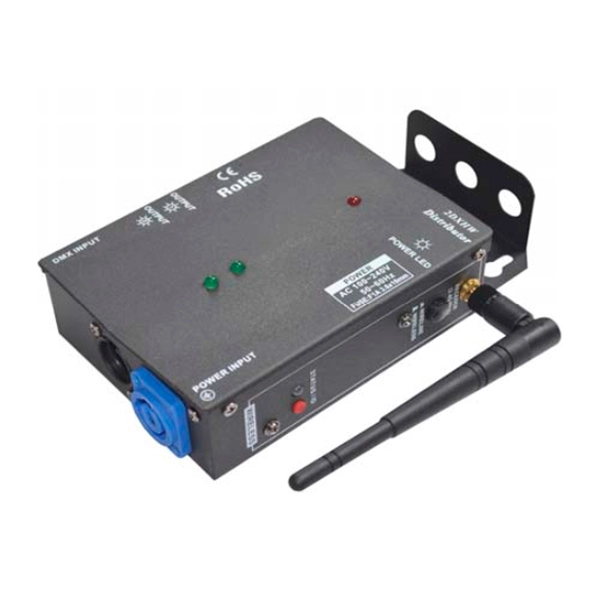 2 Way Wireless DMX Splitter Multiple Installation Methods 2DX DMX distributor