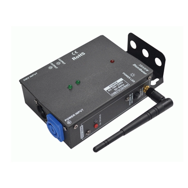 2 Way Wireless DMX Splitter Multiple Installation Methods 2DX DMX distributor