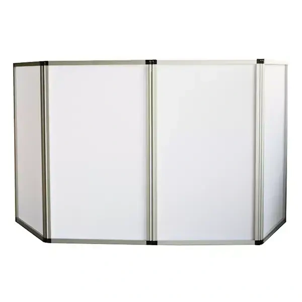 White Black Aluminum Frame Booth DJ Event Facade with Carrying Bag