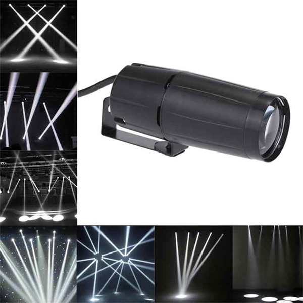 3w white beam led pin spot