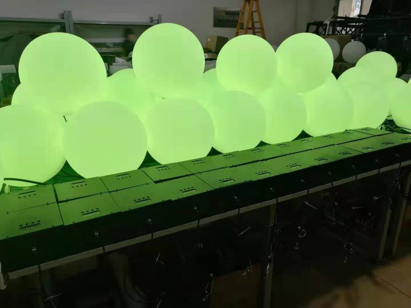 RGB Pendant Decorative DMX 3D LED Hanging Ball Light for Nightclub DJ
