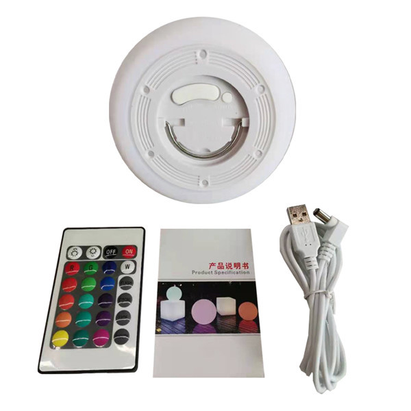 12CM LED Sunction Cup Diving Light Underwater pond light with remote control waterproof magnetic bathtub battery led lighting