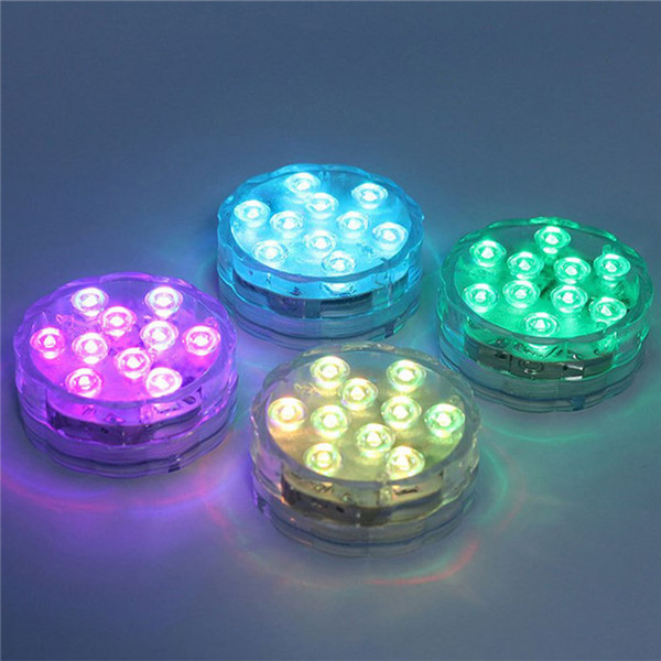 Diving LED Pool Lights 16 Colors Underwater Pond Light With Remote Control Waterproof Magnetic Bathtub Suction cup diving light