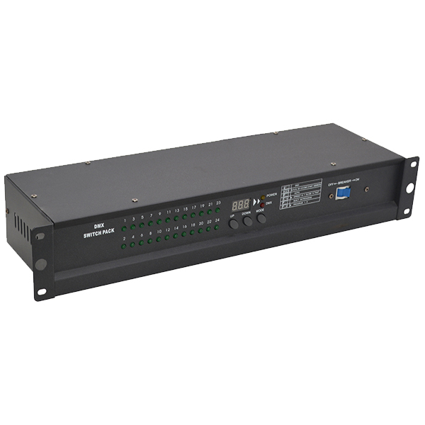 24CH DMX Power Switch Pack