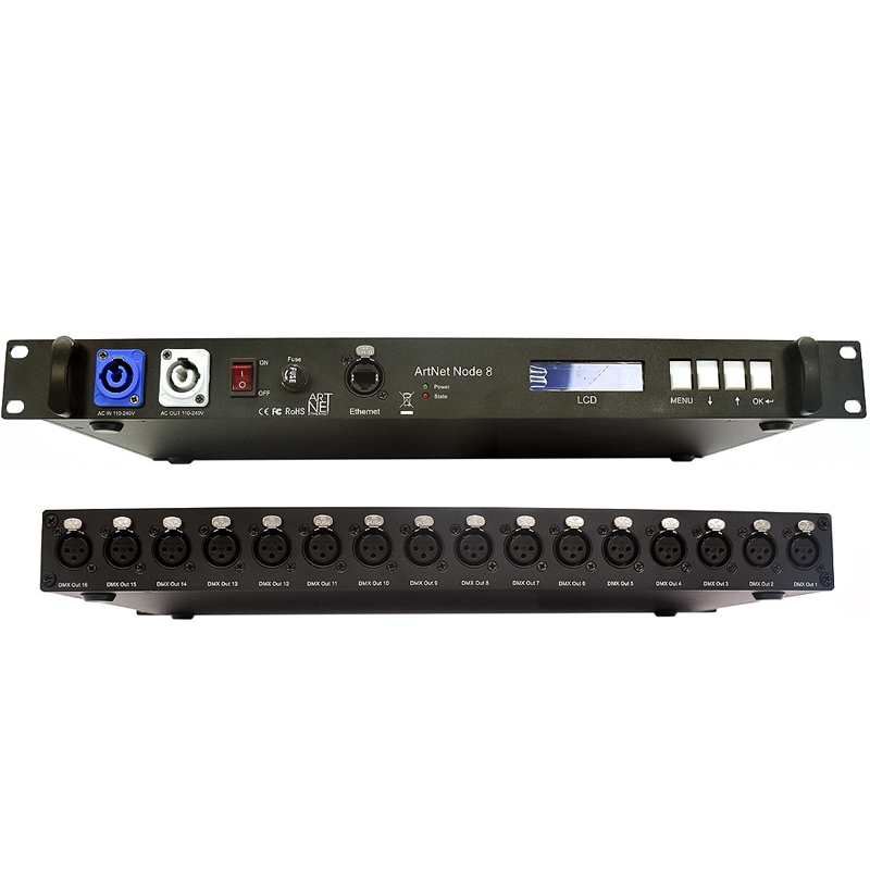 16 Nodes DMX ArtNet Controller