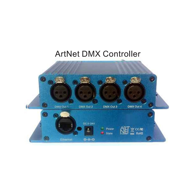 4 Nodes DMX ArtNet Controller