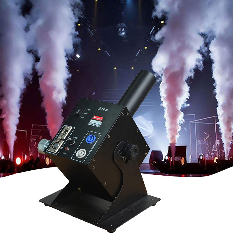 Angle Adjustable Nightclub Cannon Jet Machine Co2 Spraying with LCD Display DMX Control for Disco Show Club Stage Party