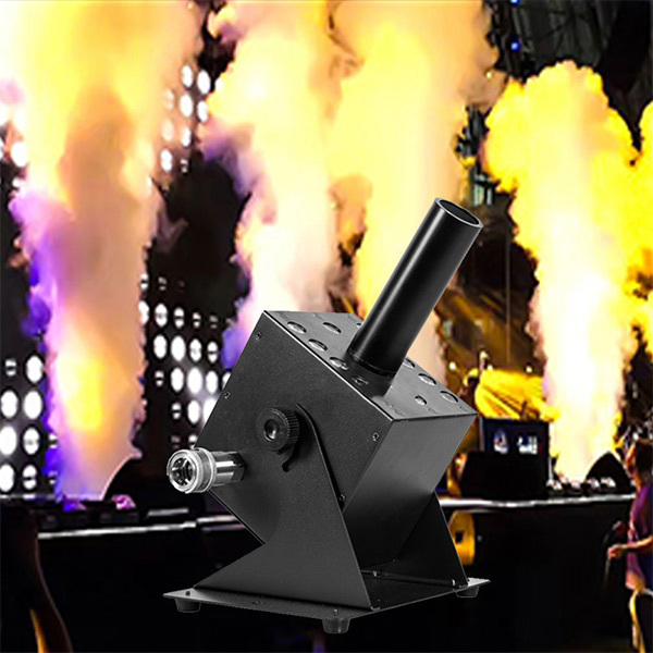 CO2 Cannon Cyro Effects LED CO2 Jet Machine 12X3w Angle Adjustable Co2 Blaster with Free 6m Hose Co2 Spray for Nightclub