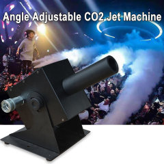 Angle Adjustable Nightclub Cannon Jet Machine Co2 Spraying with LCD Display DMX Control for Disco Show Club Stage Party