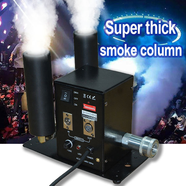 Co2 Jet Machine DMX512 Control Double Nozzle Digital Co2 Jet Cannon Co2 cyro Strong Smoke Effect for Stage Party Show