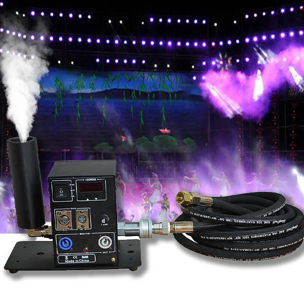 LCD Display Co2 Jet Machine High Quality Valve Stage Fog Machine Spray 8-10m for Events Nightclub Stage Performance Co2 Cannon