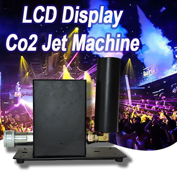 LCD Display Co2 Jet Machine High Quality Valve Stage Fog Machine Spray 8-10m for Events Nightclub Stage Performance Co2 Cannon