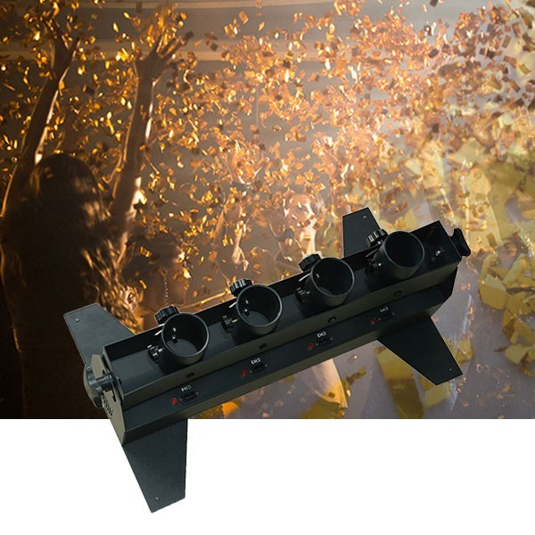 Four Heads Confetti cannon Launcher For Wedding,Party and Event/Confetti Shot Launcher