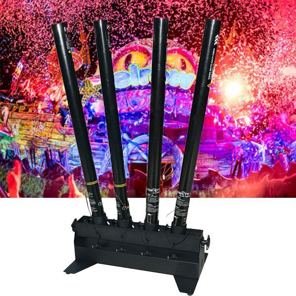 Four Heads Confetti cannon Launcher For Wedding,Party and Event/Confetti Shot Launcher