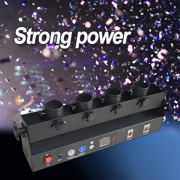 Four Heads Confetti cannon Launcher For Wedding,Party and Event/Confetti Shot Launcher