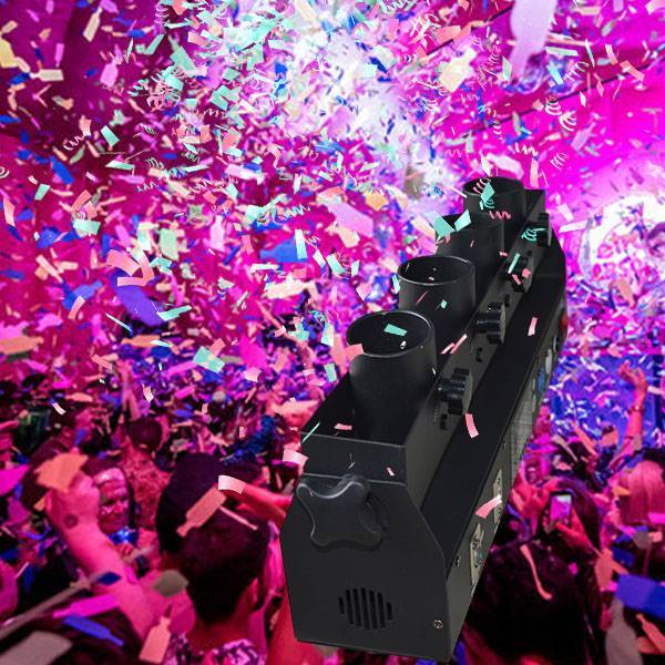 Four Heads Confetti cannon Launcher For Wedding,Party and Event/Confetti Shot Launcher