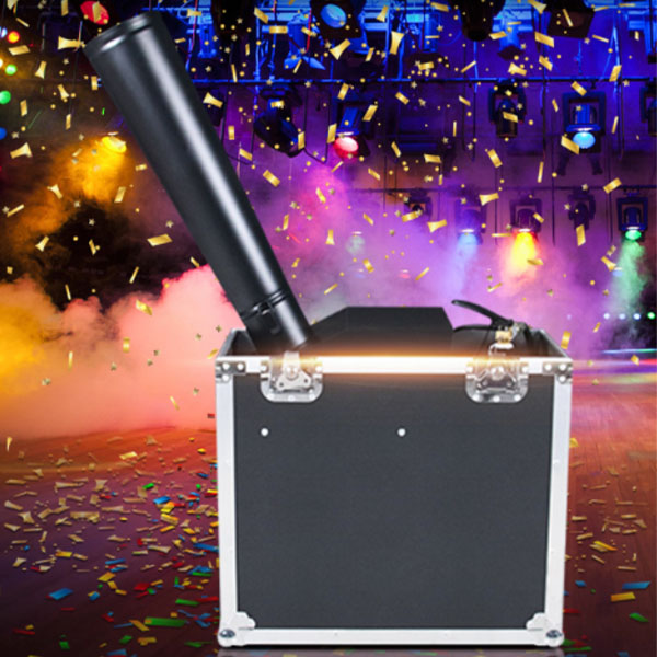 mini stage effect machine co2 jet blaster confetti machine