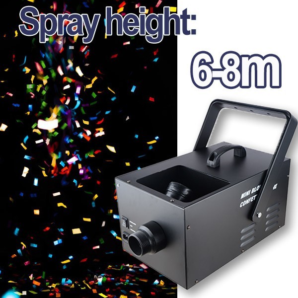 1800W Confetti Blower Machine stage effect blower confetti maker DMX512/Manual Control whirlwind paper confetti launcher