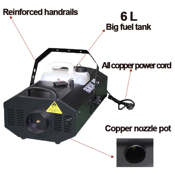 3000W fog machine time quantitative DMX512 Control stage smoke machine stage effect equipment