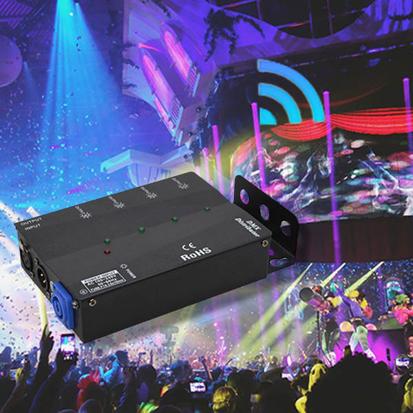 4 way dmx splitter dmx512
