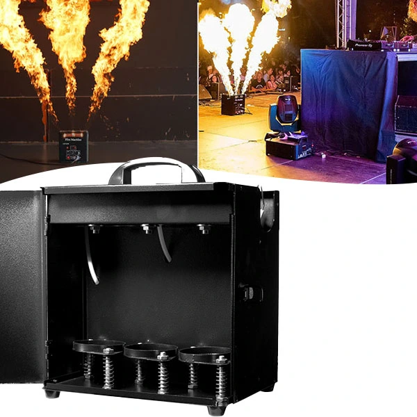 Triple Way Flame Projector Fire Machine dmx DJ DJ Flame Machine