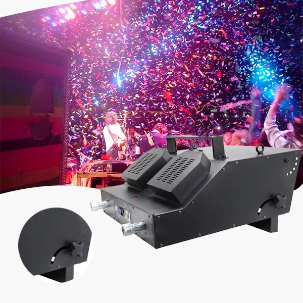 Snowstorm Waterfall Machine DMX Confetti Cannon Co2 Confetti Machine For Professiona Stage Special Effects