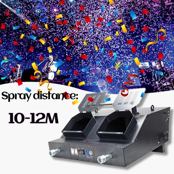 Snowstorm Waterfall Machine DMX Confetti Cannon Co2 Confetti Machine For Professiona Stage Special Effects