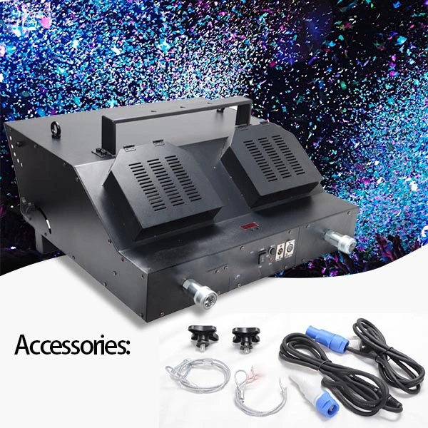 Snowstorm Waterfall Machine DMX Confetti Cannon Co2 Confetti Machine For Professiona Stage Special Effects