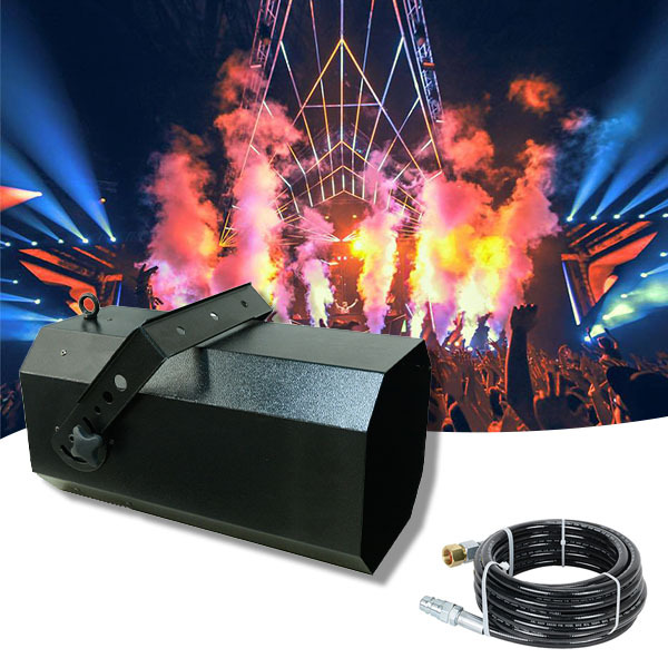 Small Powerful CO2 Jet Cannon Machine Spray Powerful Blast 1400Psi High Pressure DMX Cryo Co2 Jet Machine Stage Effect