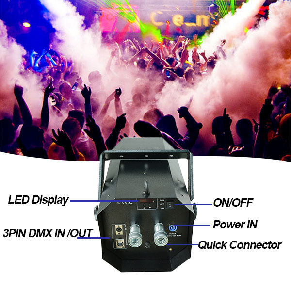 Small Powerful CO2 Jet Cannon Machine Spray Powerful Blast 1400Psi High Pressure DMX Cryo Co2 Jet Machine Stage Effect