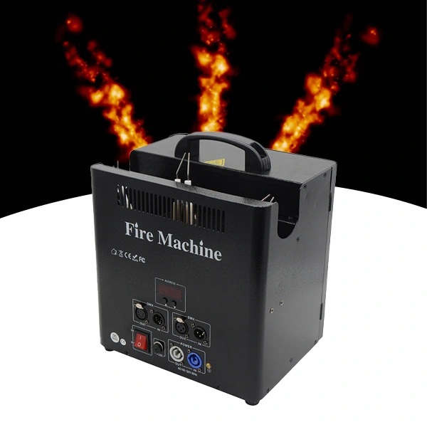 3 Head DMX512 Fire Machine 5 Channels Flame Projector stage flame machine LCD display