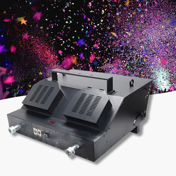 Snowstorm Waterfall Machine DMX Confetti Cannon Co2 Confetti Machine For Professiona Stage Special Effects