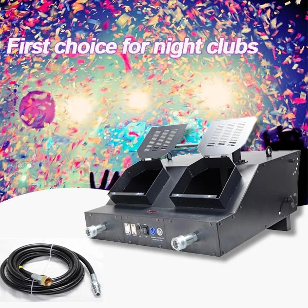 Snowstorm Waterfall Machine DMX Confetti Cannon Co2 Confetti Machine For Professiona Stage Special Effects