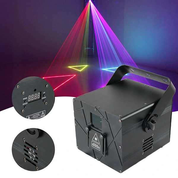 2W 3W RGB 3in1 Laser Light Show Animation ILDA Disco DJ Night Clube Laser Light