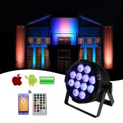 12*18W wireless battery remote control dmx outdoor led uplight