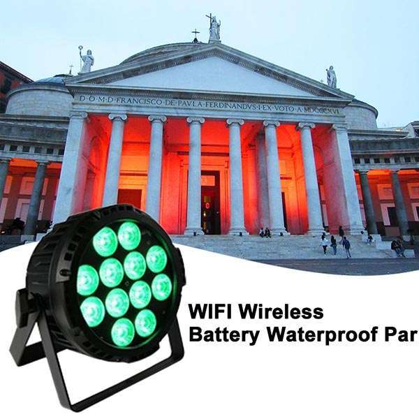 12*18W wireless battery remote control dmx outdoor led uplight