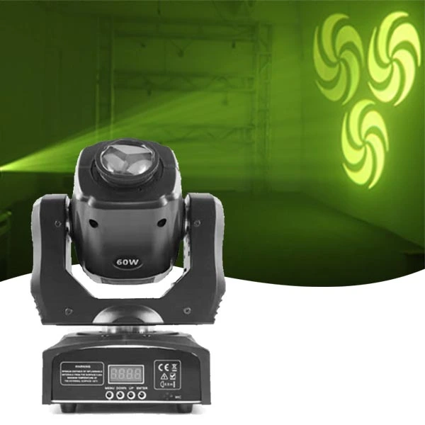 60w mini LED projector gobo spot moving head