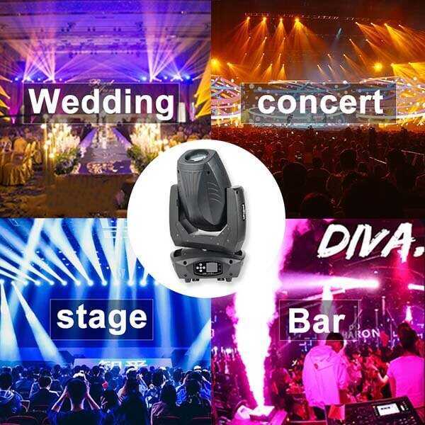 200w beam spot wash 3in1 led moving head light