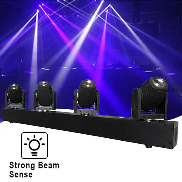4X10W rgbw 4in1 led 4 heads dmx Sharp  Beam Bar Moving Head Lights