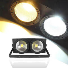 2PCs 100w warm white cob led blinder Pars 2 eyes audience blinder light