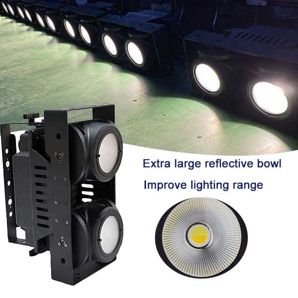 outdoor waterproof IP54  200w COB DMX LED Blinder Stage