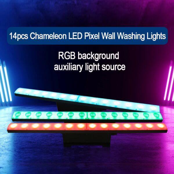 Igracelite chameleon 14 leds pixel wall washer
