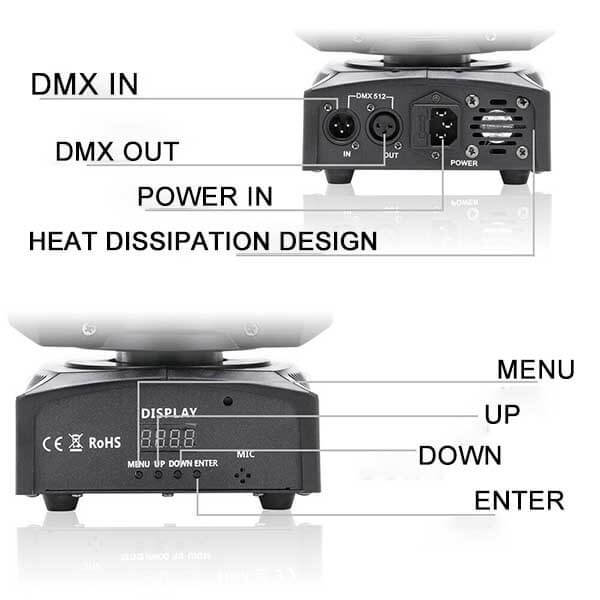 30w led moving head spot