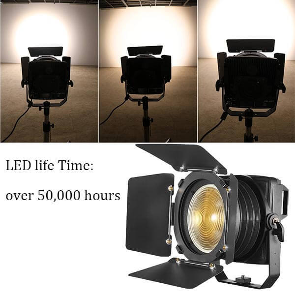 200W waterproof folding led fresnel spotlight